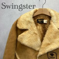 Swingster スウィングスター ランチ ジャケット ボア ジャケット L ベージュ メンズ