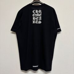 CHROME HEARTS クロムハーツ 文字 ロゴ 半袖 Tシャツ トップス 黒 ブラック Lサイズ 極美品
