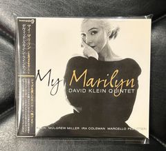 【盤美品！帯付きCD】デヴィッド・クライン・クインテット「マイ・マリリン～生誕75周年記念アルバム」David Klein Marilyn Monroe Mulgrew Miller Ira Coleman Marcello Pellitteri