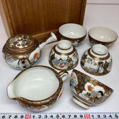 九谷焼 青粒 小茶器揃い 林伊平 作 箱無し - メルカリ