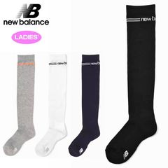 【カラー選択可】NEW BALANCE GOLF ニューバランスゴルフ レディース ハイソックス 抗菌防臭 ラインロゴ 012-3986503 ゴルフウェア 靴下 新品【New Balance Golf正規販売店】