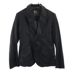 y's ワイズ シルクシャツジャケット 染め加工 ショート丈 ウォッシュ