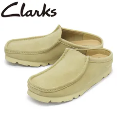Clarks (クラークス) 26180444 Wallabee Slip ワラビー スリップ メンズ シューズ Maple Suede CL135 UK8.5-約26.5cm