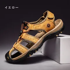 メンズ サンダル スポーツサンダル コンフォートサンダル 本革 耐衝撃 衝撃吸収 滑りにくい おしゃれ スポーツ キャンプ 海 河 川 マリンスポーツ リゾート 旅行deli08