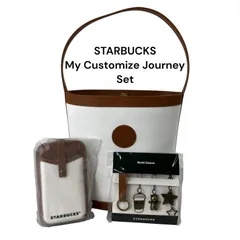未使用 スターバックス マイカスタマイズジャーニーセット 2025 3点セット バッグ チャーム スマホケース S5T538