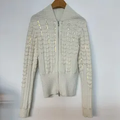 @무료배송 @ ARMANI(アルマーニ) ARMANI EXCHANGE(アルマーニ エクスチェンジ) スパンコール ニット カーディガン M
