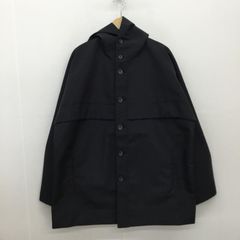 オーバーコート ケープショルダー ジップ ボンデッド フード ブルゾン 