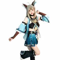 綺良々 ウィッグなし_XS [NOKIJP] 原神 稲妻 綺良々 コスプレ ウィッグなし 綺良々 コスプレ衣装 げんしん 綺良々 コスプレ ウィッグなし Genshin impact キララ コスプレ ウィッグなし (綺良々 ウィッグなし, XS)