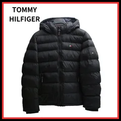 【新入荷】トミーヒルフィガー TOMMY HILFIGER PERFORMANCE HOODY PUFFER JACKET ダウンジャケット 158AN508-BLACK -S メンズ ブラック ジャケット