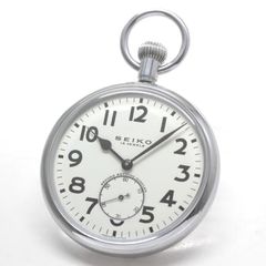 19セイコー プレシジョン 懐中時計 / 大型 直径58ミリ /  15石 / 絶版時計 / 19seiko-1295