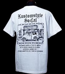 kustomstyle カスタムスタイル Tシャツ (KST2511WH) world wide T-shirt カラー：ホワイト 5,500円(内税)
