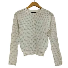 カリアング KariAng コットンカシミヤ 水玉 ドット クルーネックカーディガン レディース JPN：M のサムネイル