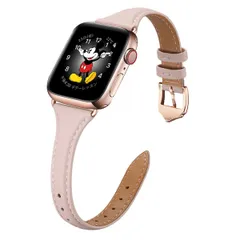 コンパチブル apple watch バンド 38mm 40mm 41mm，コンパチブル アップルウォッチ バンド iWatch ultra series SE/8/7/6/5/4/3/2/1 トップグレード革 スリム＆薄型交換用リストバンド (3