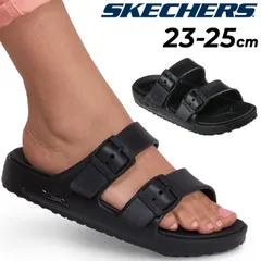 スケッチャーズ サンダル レディース SKECHERS アーチフィット CALI BREEZE 2.0  スライドサンダル EVA  サマー シューズ 靴 春 夏 黒 ブラック くつ/111590