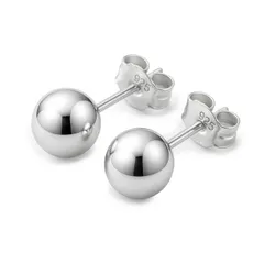 【在庫処分】シルバー 14k ゴールド - ローズゴールド ピアス ボールピアス スターリングシルバー 925 (ケゼフ) スタッ イヤリング KEZEF レディースやメンズ
