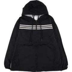 古着 00年代 アディダス adidas バックロゴ ナイロンパーカー メンズXL相当/eaa580028
