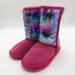 エミュー ムートンブーツ 未使用 WallabySequin K12333S 靴 シューズ キッズ 女の子用 K10/15サイズ ピンク EMU Australiaのサムネイル