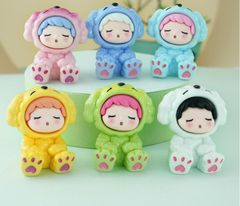 🎀クリエイティブミニディオール かわいい樹脂製フィギュア🎀 オフィス机上のアクセサリー ミニチュアシーンオブジェ