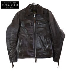 IRON HEART アイアンハート IHJ-129 ホースハイド 襟付きシングルライダース M