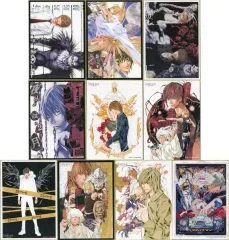 【中古】紙製品 全10種セット 「デスノート展 DEATH NOTE EXHIBITION ミニ色紙コレクションVol.2」