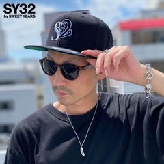 SY32 by SWEET YEARS シンボリック マーク スナップバック キャップ 正規取扱い メンズ レディース ブランド SYMBOLIC MARK SNAPBACK CAP