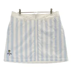 サイズ：L CALLAWAY キャロウェイ  リバーシブル 中綿スカート ストライプ柄 ホワイト系 [240101397508] ゴルフウェア レディース ストスト
