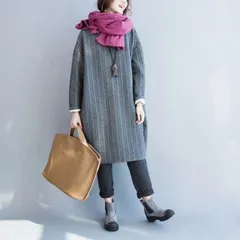 ワンピース ニットソー ニットワンピ ロング丈 長袖 Uネック かわいい 大人可愛い きれいめ シンプル カジュアル 大人 上品 おしゃれ お洒落 大人可愛い 大人女子 こなれ感 ガーリー エレガント 主役級 存在感 フォーマル 無地 春 夏 秋 誕生日 クリ