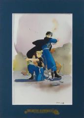[중고] 소품(캐릭터) Vol.6 로이 머스탱 & 리자 호크아이 & 블랙 하야테호 감간 아트 컬렉션 [강철 연금술사]