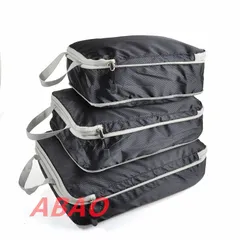   新品未使用  圧縮バッグ 収納  S　M　L　3個セット 整理 旅行 ファスナー圧縮 トラベルポーチ