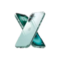 【Ringke】iPhone 16 ケース FUSION PC+TPU 黄ばみにくい 耐黄変 落下防止 耐衝撃 米軍MIL規格取得 透明 クリアケース スマホケース スマホカバー アイフォン16 (ストラップホールあり) - Clear 1