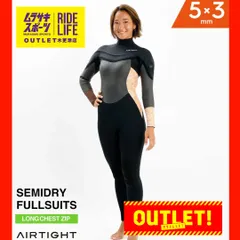 AIRTIGHT エアタイト　ロングジョン　Mサイズ　黒 AIRTIGHT エアータイト NEOBOARDER 2X2mm メンズ ウェットスーツ