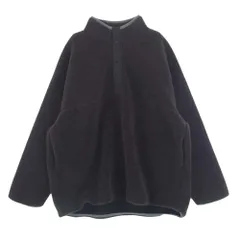 GRAPHPAPER グラフペーパー ジャケット 18AW GU203-70165 Wool Boa High Neck Pull Over ウールボア ハイネック プルオーバー フリースジャケット ダークブラウン系 1【中古】のサムネイル