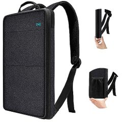 15＂-16＂_B06K01 [ZINZ] 超薄 拡張 15 15.6 16インチ PCバックパック ビジネスリュック USB充電ポート通勤 通学 旅行 パソコン バッグ, B06K01