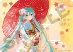 【中古】卓上マット 初音ミク(和服散歩) はんなり京都 ラバーマット 「VOCALOID」