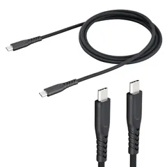 新品 セイワ(SEIWA) USBケーブル 断線防止 柔らかい 抗菌 USB-C ケーブル 1.2m Type-C CtoC D650 急速充電 絡みにくい シリコン使用 PD 60W 3A 各種対応 電子タバコ PC 対応 タイプC データ 充電 通信 同期