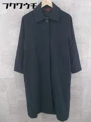 ◇ ITEMS URBAN RESEARCH アーバンリサーチ 長袖 ステンカラー コート サイズF ネイビー系 レディース 【中古】 【1002802351242】