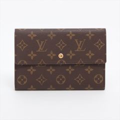 LOUIS VUITTON ルイ・ヴィトン モノグラム ポシェット･パスポール 長財布 パスポートケース M60135 ブラウン スペイン製
