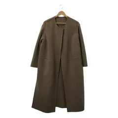 ドゥーズィエムクラス victorianリバーロングノーカラーコート
