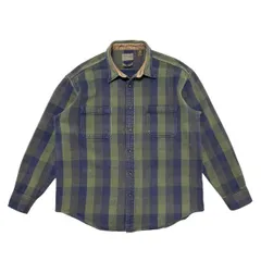 中古 セントジョンズベイ ST.JOHN'S BAY J.C.ペニー フランネルシャツ ヘビーネルシャツ 90s クリーニング済み メンズ XL