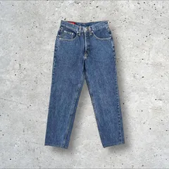 USA製 80s ヴィンテージ EDWIN ケミカルウォッシュ ジップフライ テーパード デニムパンツ ジーパン W29