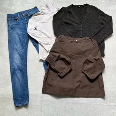 【まとめ売り】無印良品 レディース4点セットシンプルコーデ まとめ売り