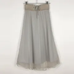 ASTORIA ODIER レースアップ ドット チュール スカート