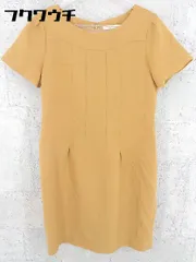 ◇ BEAMS LIGHTS ビームス ライツ バックジップ 半袖 ミニ ワンピース サイズ38 オレンジ レディース 【中古】 【1002801161200】のサムネイル