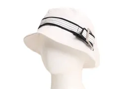 【お得なクーポン配布中!】 00s バナナリパブリック コットン バケット ハット S M 古着 00年代 オールド BANANA REPUBLIC サファリ 帽子 ワンポイント ベルト付き 白