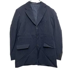 HUGO BOSS テーラード ジャケット ヒューゴボス XL~ ブラック ストライプ ビッグサイズ 古着卸 アメリカ仕入 a610-6370のサムネイル