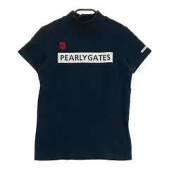 サイズ：1 PEARLY GATES パーリーゲイツ  ハイネック 半袖Tシャツ  ネイビー系 [240101467701] ゴルフウェア レディース ストスト