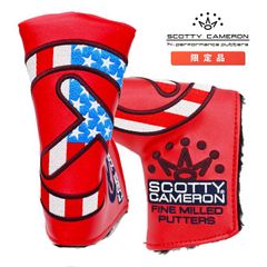 スコッティキャメロン サークルT ヘッドカバー インダストリアル USA / レッド ツアーオンリー パターカバー Scotty Cameron Circle T Tour Only