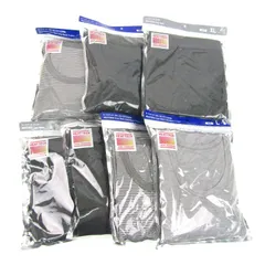 ユニクロ ヒートテック 長袖Tシャツ タイツ 7点セット L/XL アンダーウェア まとめて 大量 メンズ UNIQLO