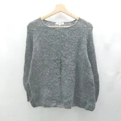 ◇ ⊇ NATURALＢＥＡＵＴＹBASIC 長袖 ニット サイズM グレー レディース E  【1503060033036】