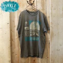 半袖Tシャツ ラグランTシャツ ラグラン袖 カジュアル Ⅿ 黄 茶 古着 